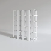 Kenzlife kitaplık hemi cuda4 byz 180*39*39 tekli ayakkabılık klasörlük raf 4 ayrılabilir parça thumbnail 3