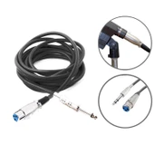 Kablo Mikrofon Pro 5 Metre Siyah KJM5BK - 1