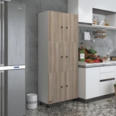 Kenzlife mutfak dolabı tahiri crdbyz 188*80*37 çok amaçlı dolap arkalıklı - 1