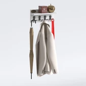 Kenzlife elbise askılığı askılık vettini38 byz 20*038*12 siyah 4 adet askı portmanto thumbnail 2