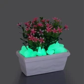 BUFFER® Gece Karanlıkta Işık Vererek Parlayan Dekoratif Çakıl Taşları - 7