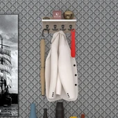 Kenzlife elbise askılığı askılık vettini38 crd 20*038*12 siyah 4 adet askı portmanto thumbnail 1