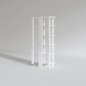 Kenzlife kitaplık hemi cuda2 byz 180*39*39 tekli ayakkabılık klasörlük raf 2 ayrılabilir parça thumbnail 3