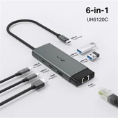 Tp-Link UH6120C USB Type C Docking Station 6 Port ( USB-C PD + USB C + USB 3.0 X2 ) - 2