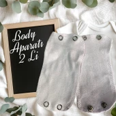 Organik Body Uzatma Aparatı 2 Çıtçıtlı 2'li(9,5cm) - 1