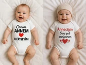 Organik %100 Pamuk Bebek Body Badi Zıbın ZBN518 - 1