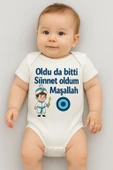 Organik %100 Pamuk Bebek Body Badi Zıbın ZBN487 - 1