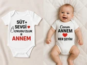 Organik %100 Pamuk Bebek Body Badi Zıbın ZBN526 - 1