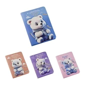 Mikro Not Defteri Puffy Cute Bear Gırl Pf-20 - 1