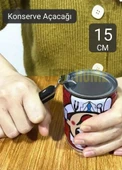 3’lü Ağız Konserve Açacağı Paslanmaz Şişe Açacağı Çelik Açacak 15 cm - 2