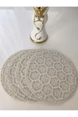 ARMESE 1 Adet Örgü Supla (SERVİS TABAK ALTLIĞI)36cm - 3