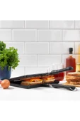 Schafer Tastemake Döküm Ocak Üstü Tost Izgara 20x26 Cm-2 Parça - 4