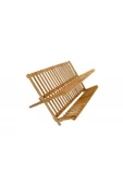 ARMESE Bambu Bulaşık Sepeti Doğal Bambu Tabaklık Bulaşıklık 42 cm - 2