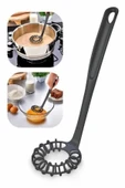 ARMESE 6 'lı Yanmaz Yapışmaz Mutfak Servis Seti Kepçe Çırpıcı Maşa Cımbız Spatula Kaşık 28 Cm - 5