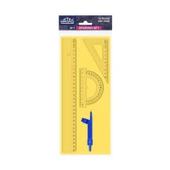 Hatas Pergelli Ekonomik Çizim Takımı 30 Cm Cetvelli No:0811 - 1