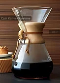 600 ml Chemex Cam Kahve Demleme Ahşap Tutacaklı Orta Boy 4 Bardak - 1