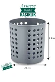 ARMESE Tezgah Üstü Kaşıklık Servis Standı Dik Kaşıklık Düzenleyici 13x12 - 2