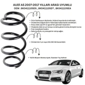 Audi A5 (2007-2017) Uyumlu Standart Yay ST102003F - Ön Helezon Yay Takımı - 2 Adet - 1