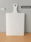 Saplı Kesim Panosu Doğruma Tahtası Salata Meyve Kesme Tahtası 36x21 cm - 2