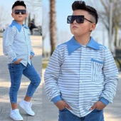 Bayrama Özel Şıklık: Erkek Çocuk Kombini I Minik Beylere Bayram Şıklığı! I Erkek Çocuk Gömlek - 10