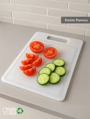 Düz Kesim Panosu Doğruma Tahtası Salata Meyve Kesme Tahtası 31x22 cm - 1