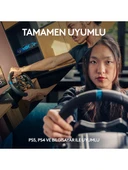Logitech G G923 Driving Force Yarış Direksiyonu, Aşamalı Fren Pedalı, Alüminyum, Çelik ve Deri Yapı, PS3/PS4/PS5/PC ile Uyumlu, Trueforce Teknolojisi, Aşamalı Fren Pedalı, Siyah - 9