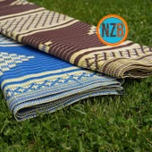 Hasır Halı Kilim Piknik Cami Park Plaj Bahçe Balkon Teras Kamp Outdoor Karavan 180 x 230 cm Plastik - 3