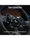 Logitech G G923 Driving Force Yarış Direksiyonu, Aşamalı Fren Pedalı, Alüminyum, Çelik ve Deri Yapı, PS3/PS4/PS5/PC ile Uyumlu, Trueforce Teknolojisi, Aşamalı Fren Pedalı, Siyah - 6