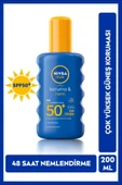 Nivea Sun Güneş Kremi Spf50 200 ml Sprey, Çok Yüksek Güneş Koruyucu Ve 48 Saat Nemlendirme - 3