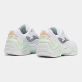 Joma Set Kadın Beyaz Toprak Kort Tenis Ayakkabısı TSELS2502C - 4