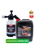 SMX HİPERSONİK 5 KG ve KÖPÜK Yapıcı Kimyasal Dayanımlı Basınçlı Pompa 2 Litre - 1