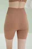 Vizon Dikişsiz Yüksek Bel Kısa Tayt thumbnail 4