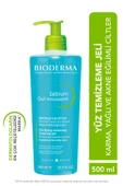 Bioderma Sebium Foaming Gel Karma, Yağlı Ve Akneye Eğilimli Ciltler Için Yüz Temizleme Jeli 500 ml - 4
