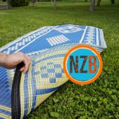 Hasır Halı Kilim Piknik Cami Park Plaj Bahçe Balkon Teras Kamp Outdoor Karavan Mat 90x180 cm Plastik - 3