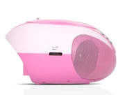 LENCO SCD-37 USB Pembe - Taşınabilir FM Radyo CD ve USB çalar - Pembe - 6