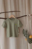 Avokado Nakışlı Oversize T-shirt - 7
