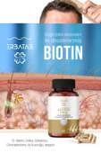 Erbatab Biotin (Çinko Çörekotu Civan Perçemi At Kuyruğu Isırgan Ekstresi) 60 Kapsül thumbnail 2