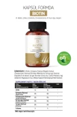 Erbatab Biotin (Çinko Çörekotu Civan Perçemi At Kuyruğu Isırgan Ekstresi) 60 Kapsül thumbnail 5