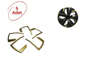 Jant Kapağı Çıtası Gold (5 Adet) thumbnail 1