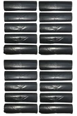 Siyah Ekstra Kalın J250 Jumbo Boy Çöp Poşeti 80x110 cm 10 lu Rulo 20 Paket 200 Adet - 1