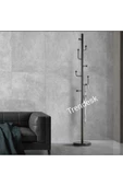 Modern Metal Siyah Ayaklı Askılık Elbise Askısı 1052-CN - 1