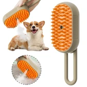 Pet Elektrikli Buharlı Kedi ve Köpek Bakım Yumuşak Silikon Fırça - 1
