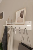Modern Duvar Askılık, Hol Askılık, Duvar Askılık, Portmanto, Vestiyer 100cm - 12