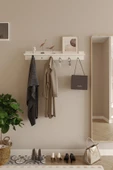 Modern Duvar Askılık, Hol Askılık, Duvar Askılık, Portmanto, Vestiyer 100cm - 11