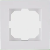 Karen Beyaz tekli Priz Çerçevesi Modern ve Dayanıklı Çerçeve - 1