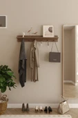 Modern Duvar Askılık, Hol Askılık, Duvar Askılık, Portmanto, Vestiyer 100cm - 1