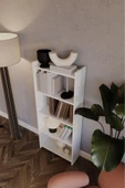 Breeze 4 Bölmeli Kitaplık - Koyu Gri - 6