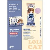 EuroGold LoliCat Tavuk ve Yabanmersinli Kedi Ödül Maması 1,5gr (15'li) - 2