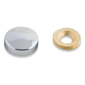 Dekoratif Vida Kapağı Parlak Krom 25mm - 10 Adet thumbnail 1