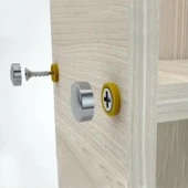 Dekoratif Vida Kapağı Parlak Krom 25mm - 10 Adet thumbnail 3